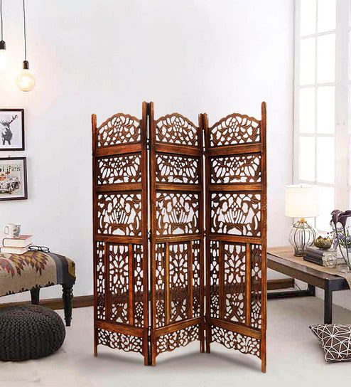 Solid Wood Room Divider In Brown Colour By Aarsun Woods Zordo Deals