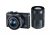 Canon EOS M100 with EF-M 15-45 is STM and EF-M 55-200 is STM Lens Kit (Black)